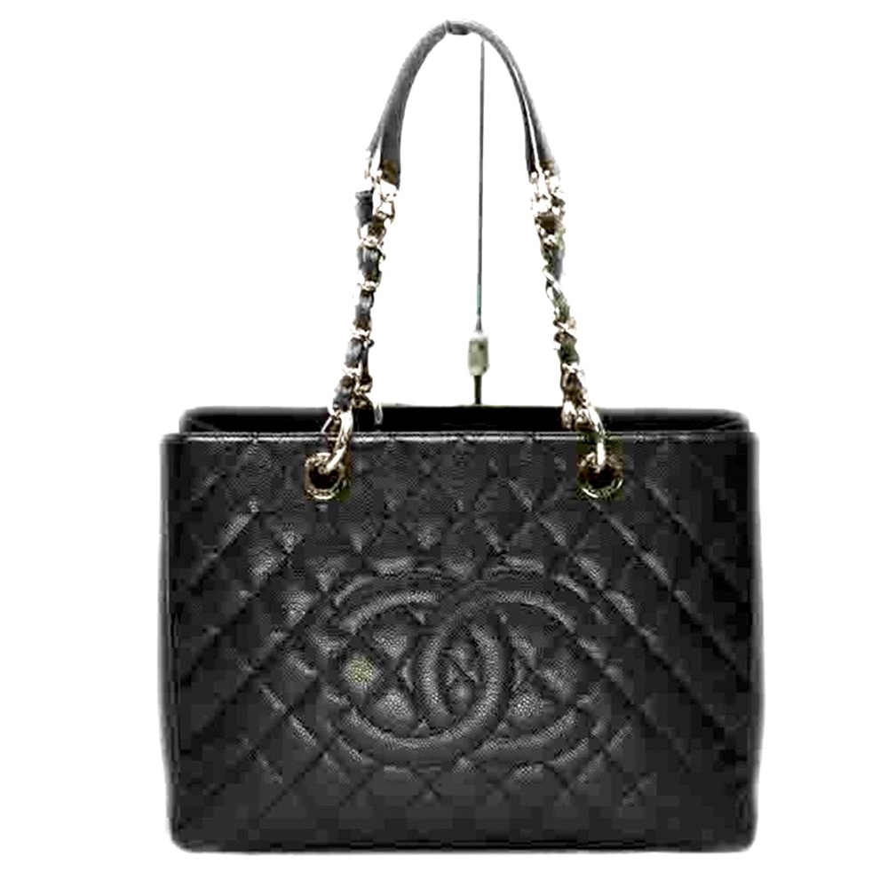 CHANEL GRAND GST CAVIAR LEATHER TOTE (LIKE NEW) W/CHANEL CARD & COA